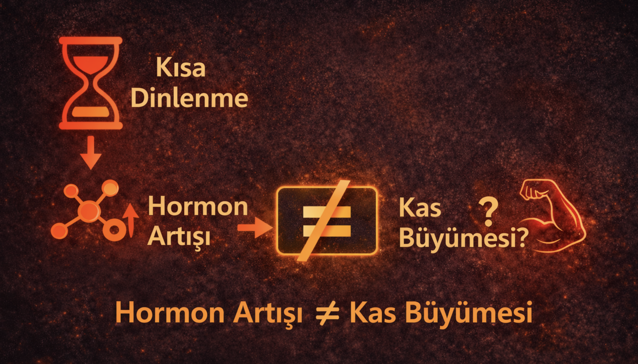 Hormon yanıtı ve kas gelişimi ilişkisi